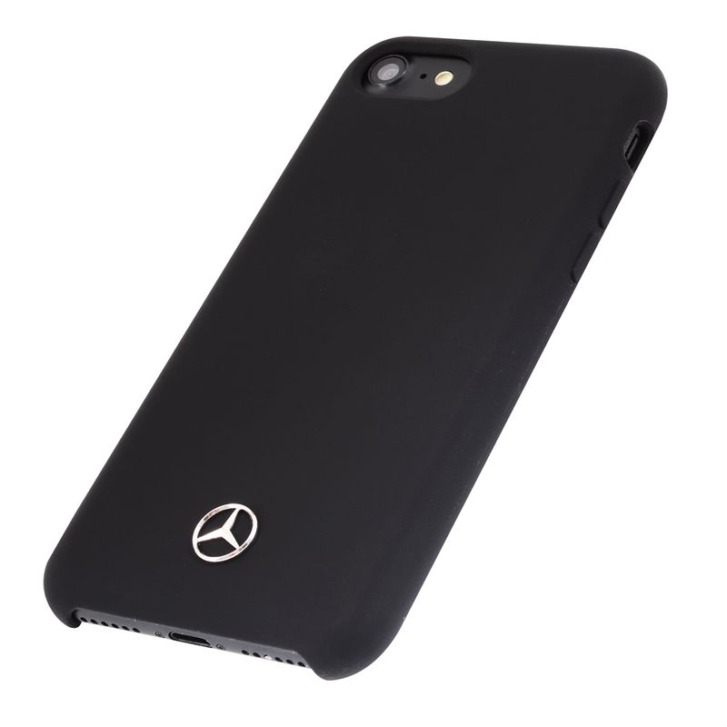Funda Mercedes Benz Silicon iPhone Xs Max Negro - Mobo