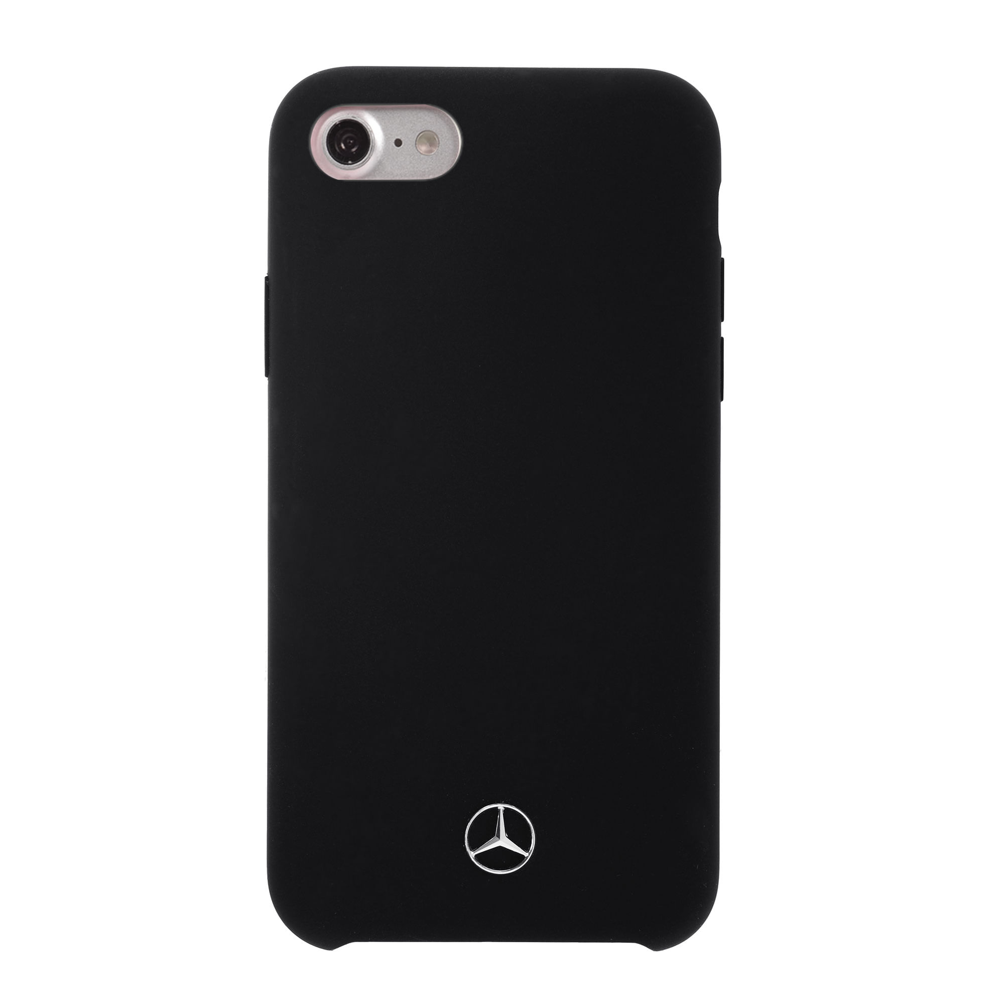 Funda Mercedes Benz Silicon iPhone SE/8/7/6 Negro - Mobo
