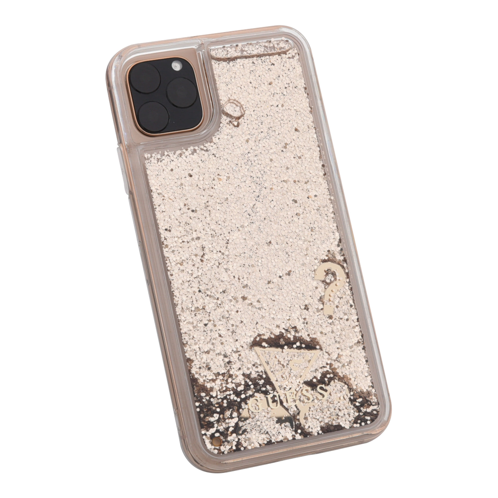 Funda Guess Glitter Gold iPhone 13 Pro Max - Mobo