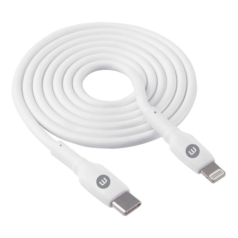 Cable usb c a lightning 1m blanco