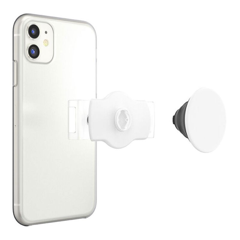 Sujetador Para Celular Popsockets Strech iPhone 12 Blanco - Mobo