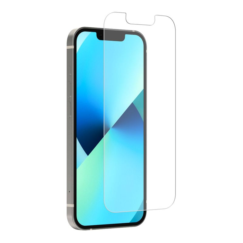 ZAGG InvisibleShield Glass+ Protector de pantalla, vidrio templado de alta  definición hecho para Apple iPhone 13 Mini, protección contra impactos y