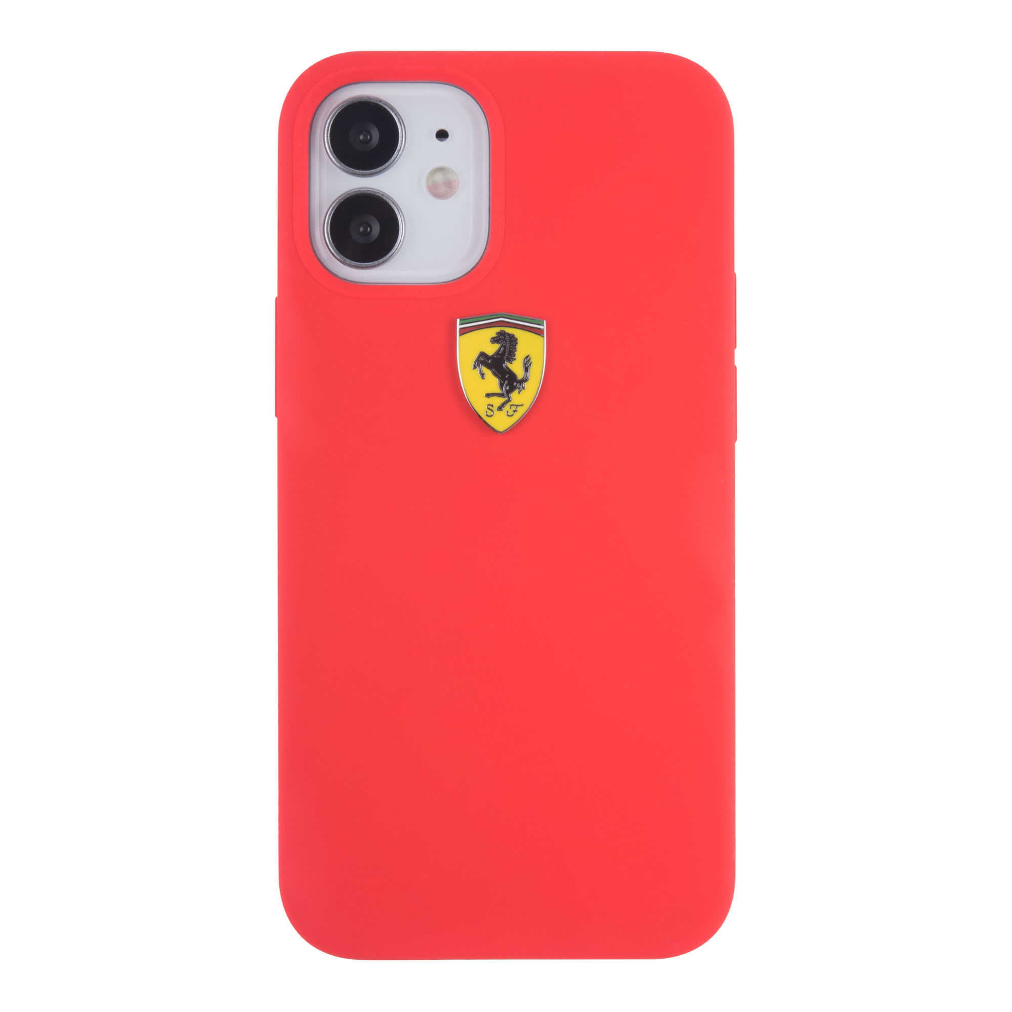 Case/Funda Ferrari de Piel Perforada Color Rojo iPhone 11 Pro Max