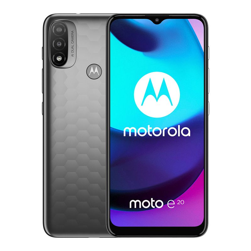 Celular Motorola Moto E20 33 Gb Aqua - Mobo