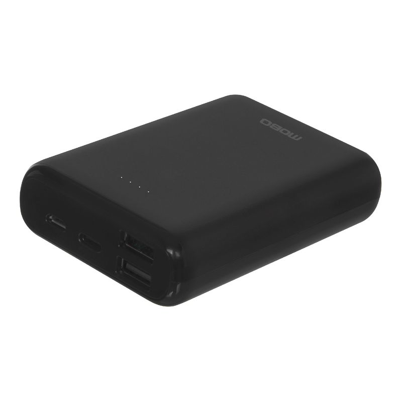 Power Bank 10000mAh Batería externa portátil, color Negro VT-3504