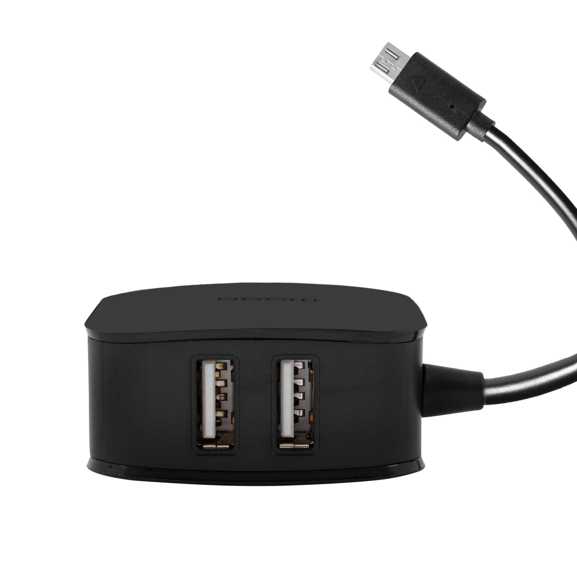 Cargador de pared rápido y cable de carga micro USB de 5 pies compatible  con lector cuadrado sin contacto y chip (negro)