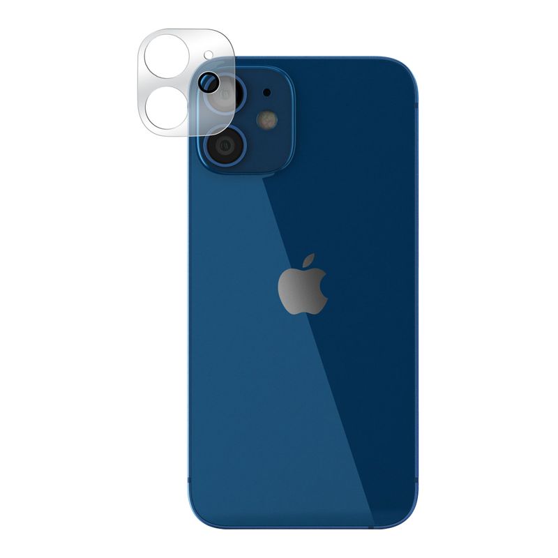 iPhone 12 Mini - Funda con protección de cámara (transparente