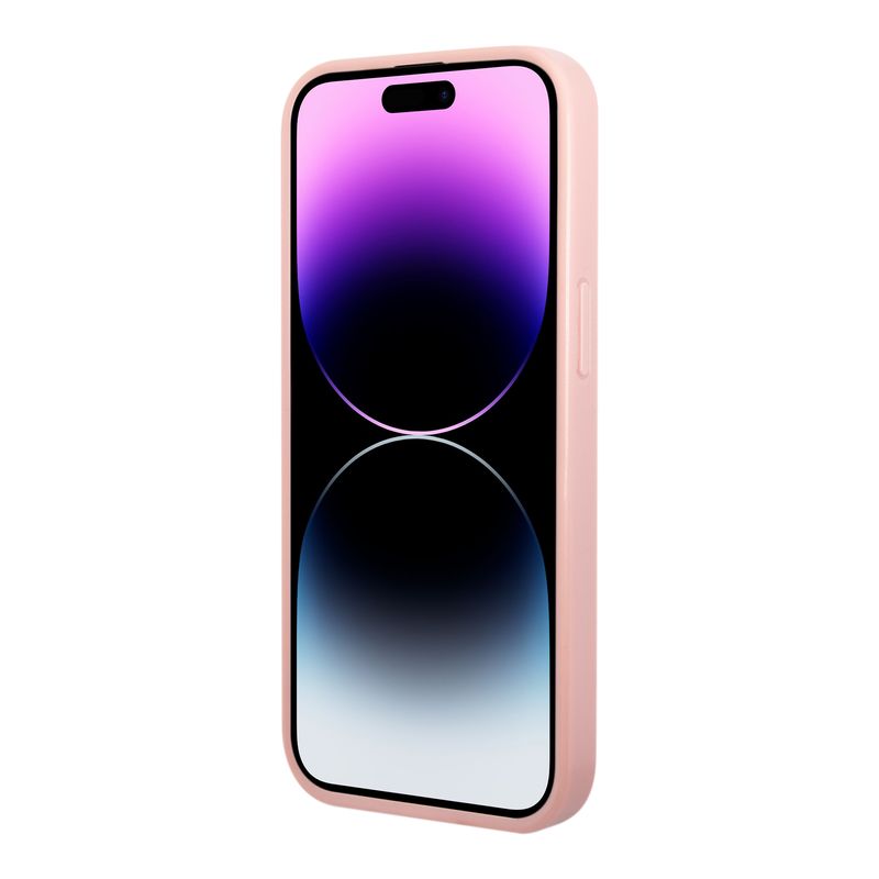Compra Funda Guess Glitter Palm Floating Glitter Para Iphone 14 Pro Max -  Rosa Translúcido al por mayor