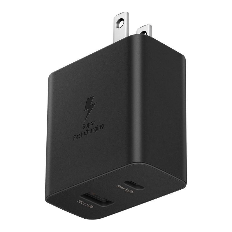 Cargador De Pared Samsung 2 Puertos Usb-C 1 Puerto Usb-A Negro 65w - Mobo