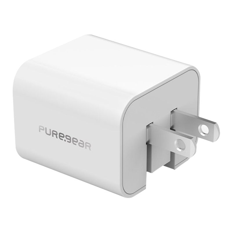 Cargador De Pared Pure Gear 1 Puerto Usb-C Con Cable Tipo C A Tipo