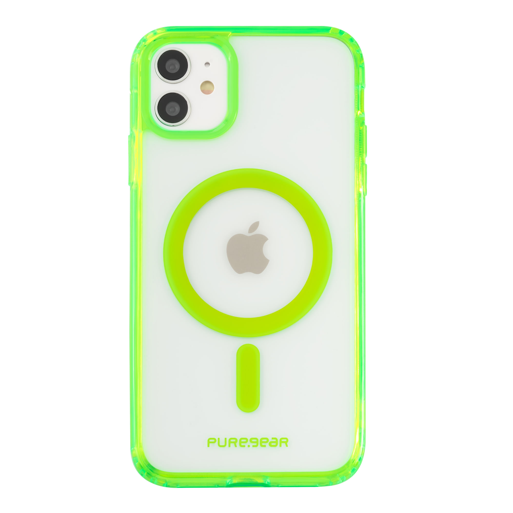 ShieldCase ShieldCase Funda transparente MagSafe iPhone Xr borde de color  (verde)