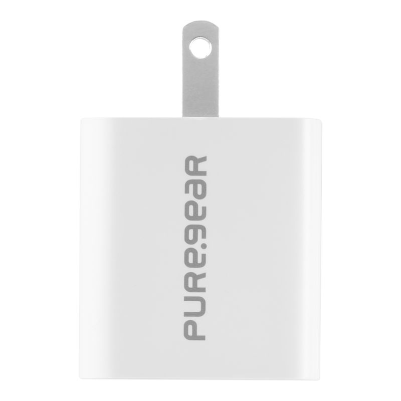 Cargador De Pared Pure Gear 1 Puerto Usb-C Con Cable Tipo C A Tipo C Blanco  20w - Mobo