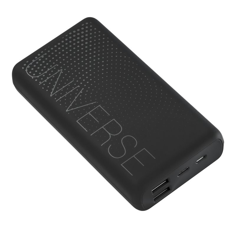 Power Bank Batería Portátil 20000mah Negra Malubero Malu1369