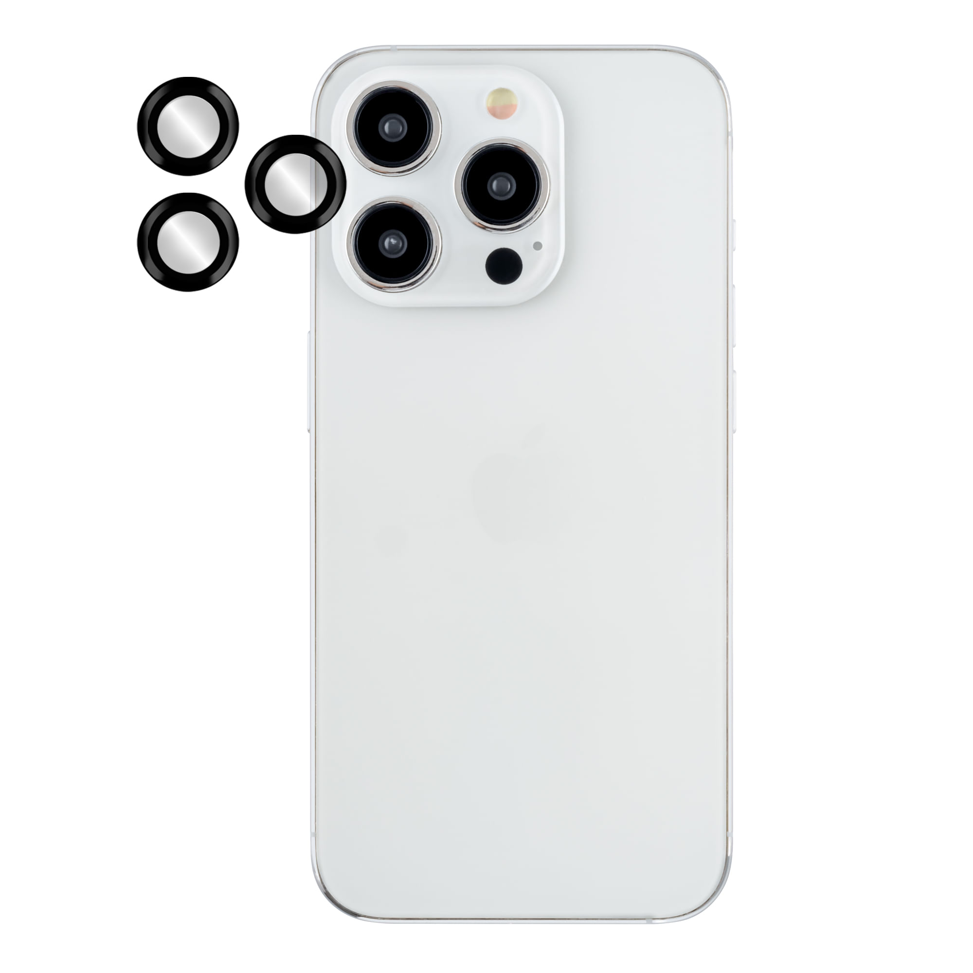 Protector NCO para cámaras de iPhone 15 Pro/iPhone 15 Pro Max - Negro