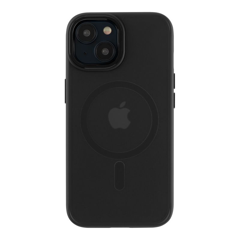 Protector iPhone 15 Plus engomado color negro - en Cellular Center