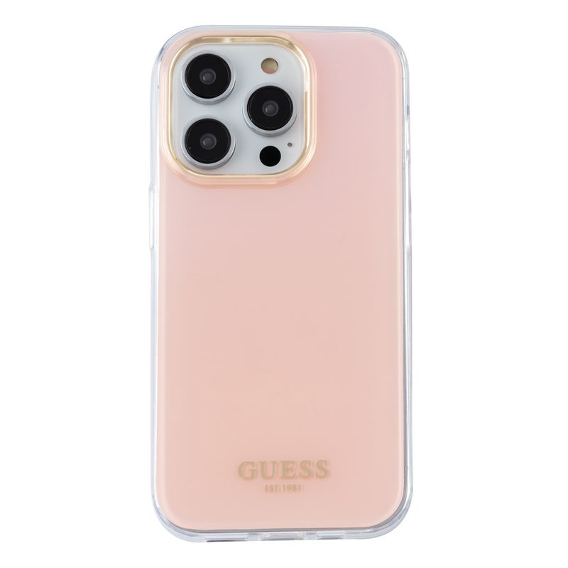 PROTECTOR-GUESS-IRIDESCENT-GOLD-ROSA-IPHONE-14-PRO-MAX