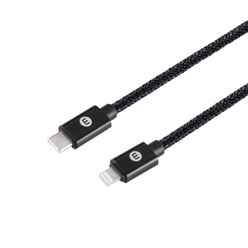 StarTech.com - Cable Resistente USB-C a Lightning de 1 m Negro - Cable de  Sincronización y Carga USB Tipo C a Lightning con Fibr
