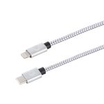 CABLE-MOBO-BICOLOR-TIPO-C-A-LIGHTNING-PLATA-1M
