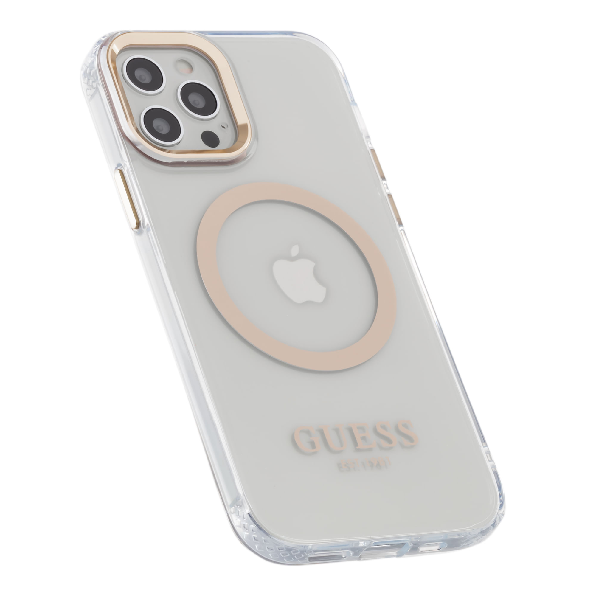 GUESS - Cover Iphone 12 E 12 Pro Con Catena Guess Leopardata - ePRICE