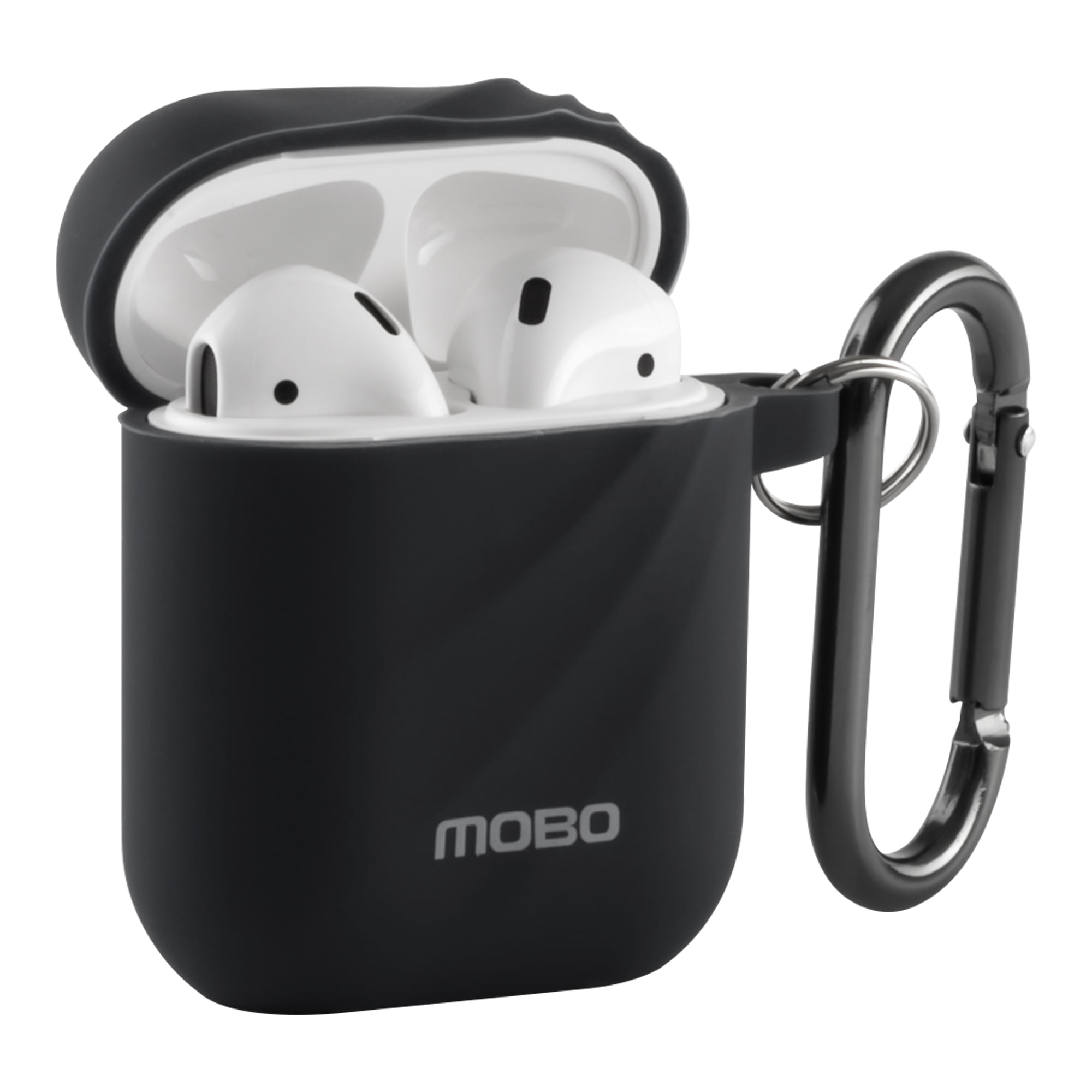 Funda Mobo Shell Airpods 2/1 Negro - Mobo
