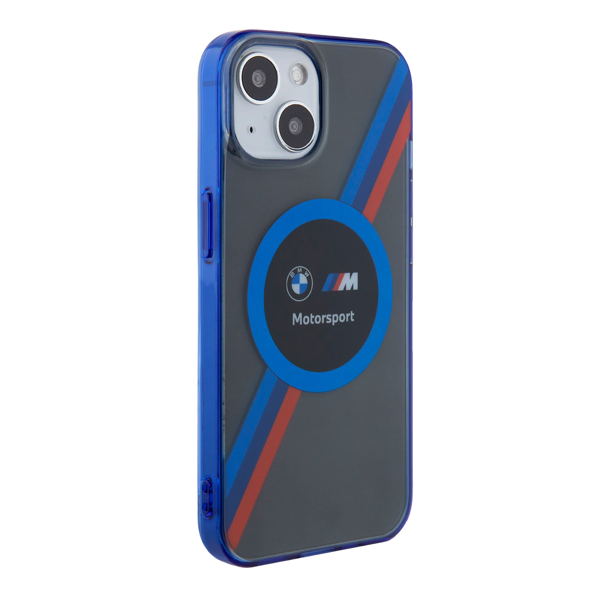 CG MOBILE BMW M Tricolor Metal Logo, compatibile con MagSafe Custodia per iPhone 17 Pro (Grigio
