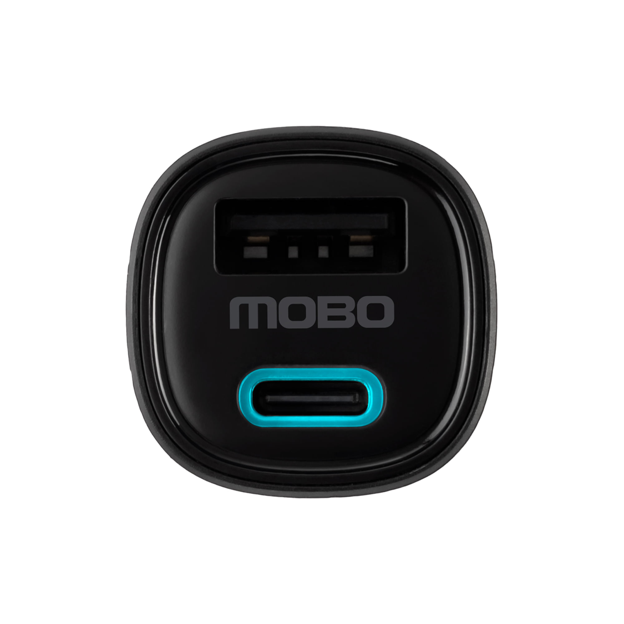 Cargador Para Auto Mobo Turbo 2 Puertos 1 Usb-A 1 Usb-C Negro 48w - Mobo