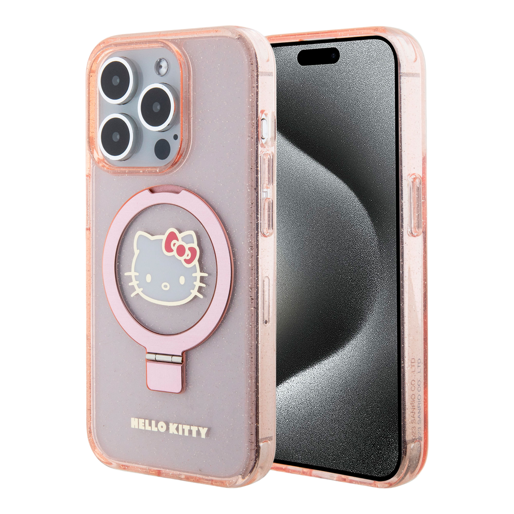 Cover Per IPhone 11 Pro - Hello Kitty Lazos Rojos Y Topos - Custodia Morbida In TPU - Prodotto Ufficiale Spagnolo