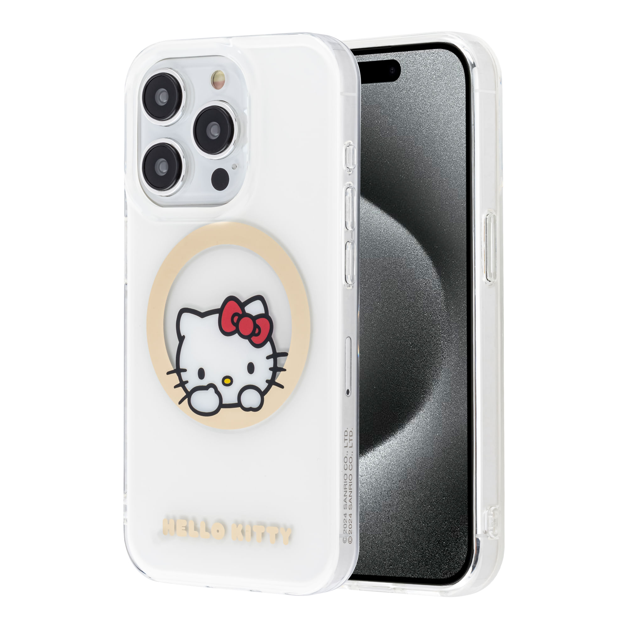 Custodia IPhone 14 Pro Max Con Hello Kitty - Silicone TPU Trasparente, Design Logo, Leggera E Protettiva