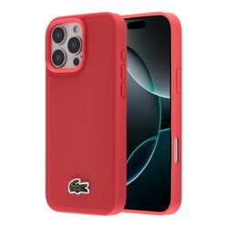 Funda Lacoste Magsafe Iconic Rojo iPhone 16 Pro Max