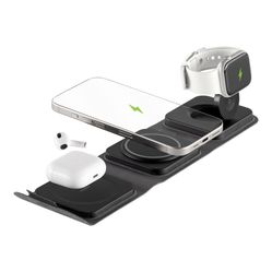 Cargador Inalámbrico Mobo Bend 3 en 1 15 W - Gris