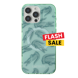 Funda Lacoste Magsafe Alligator Verde iPhone 16 Pro Max