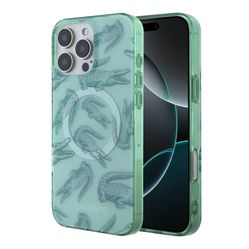 Funda Lacoste Magsafe Alligator Verde iPhone 16 Pro Max