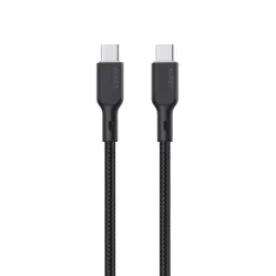 Cable 100w 1.8m Aukey Kevlar Tipo C A Tipo - Negro