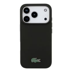 Funda Lacoste Iconic MagSafe para iPhone 17 Pro - Negro
