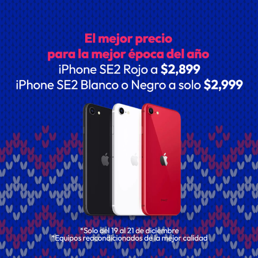 Celular iPhone SE2 Reacondicionado 64 GB Negro - Mobo